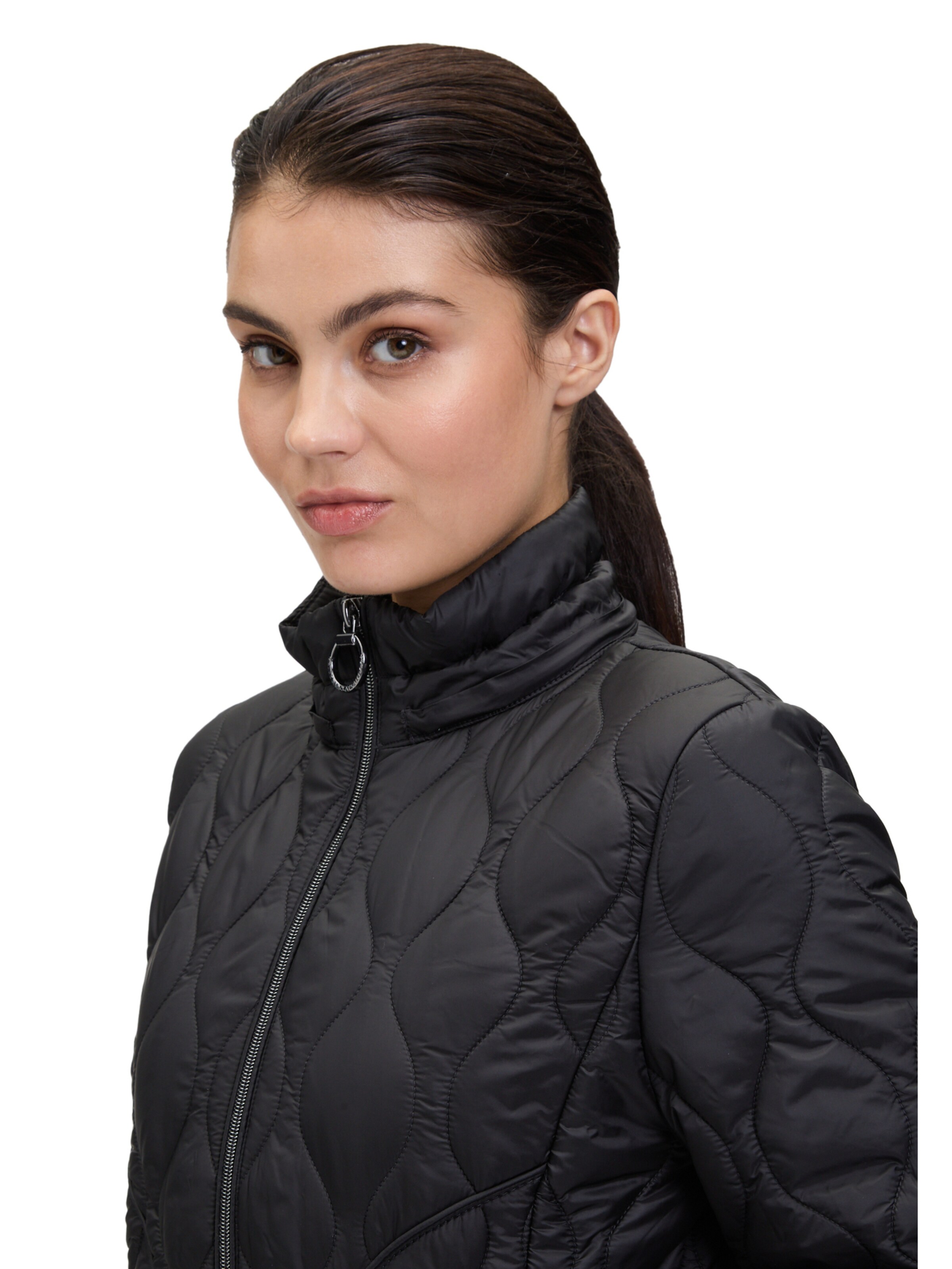 Betty Barclay Outdoorjacke mit abnehmbarer Kapuze in Schwarz