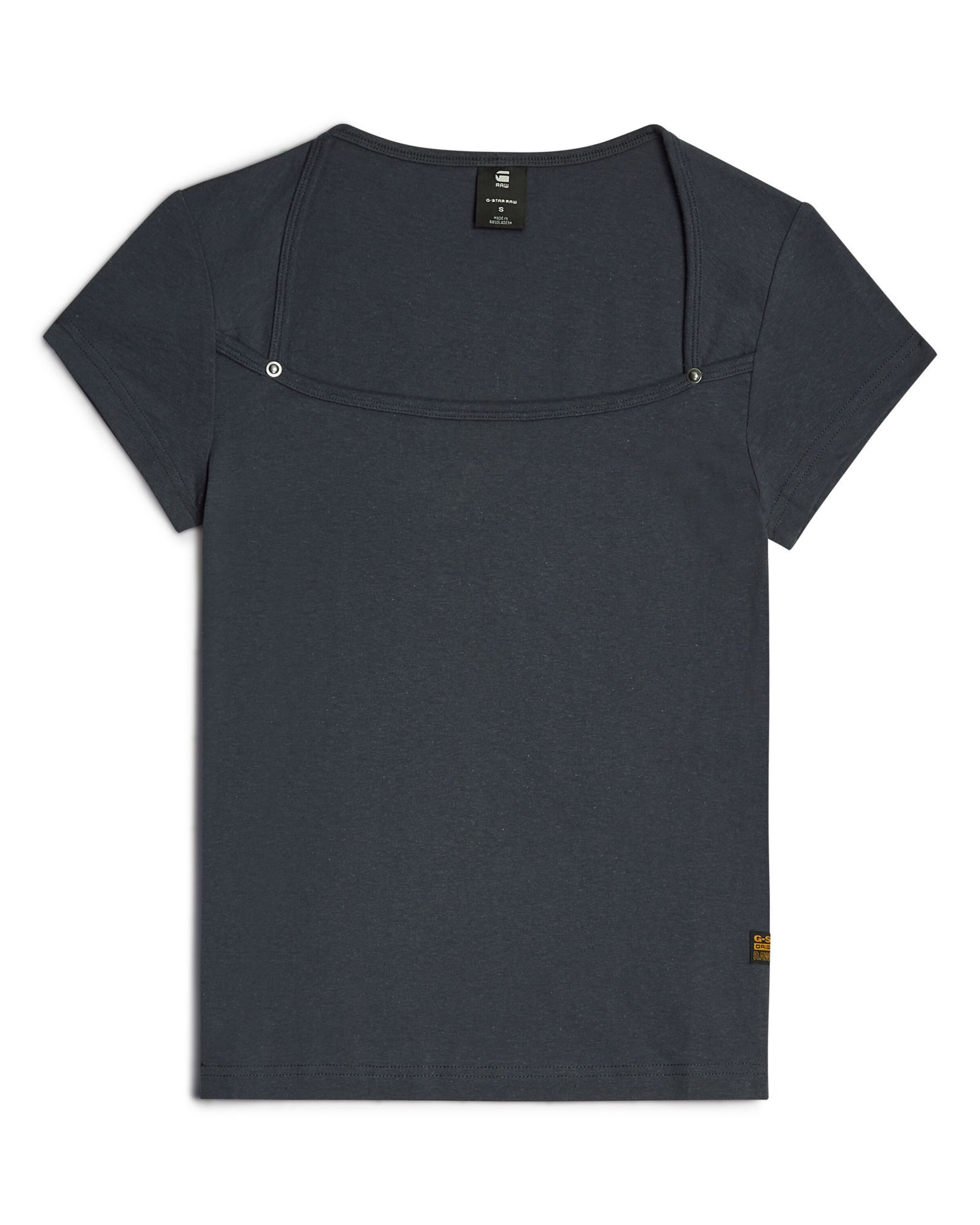 G-STAR Shirt 'Sweet Heart' in Grijs: voorkant