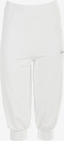 Tapered Pantaloni sportivi 'WBE12' di Winshape in bianco: frontale