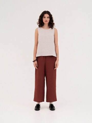 AmourLinen Top 'Colette' in Beige