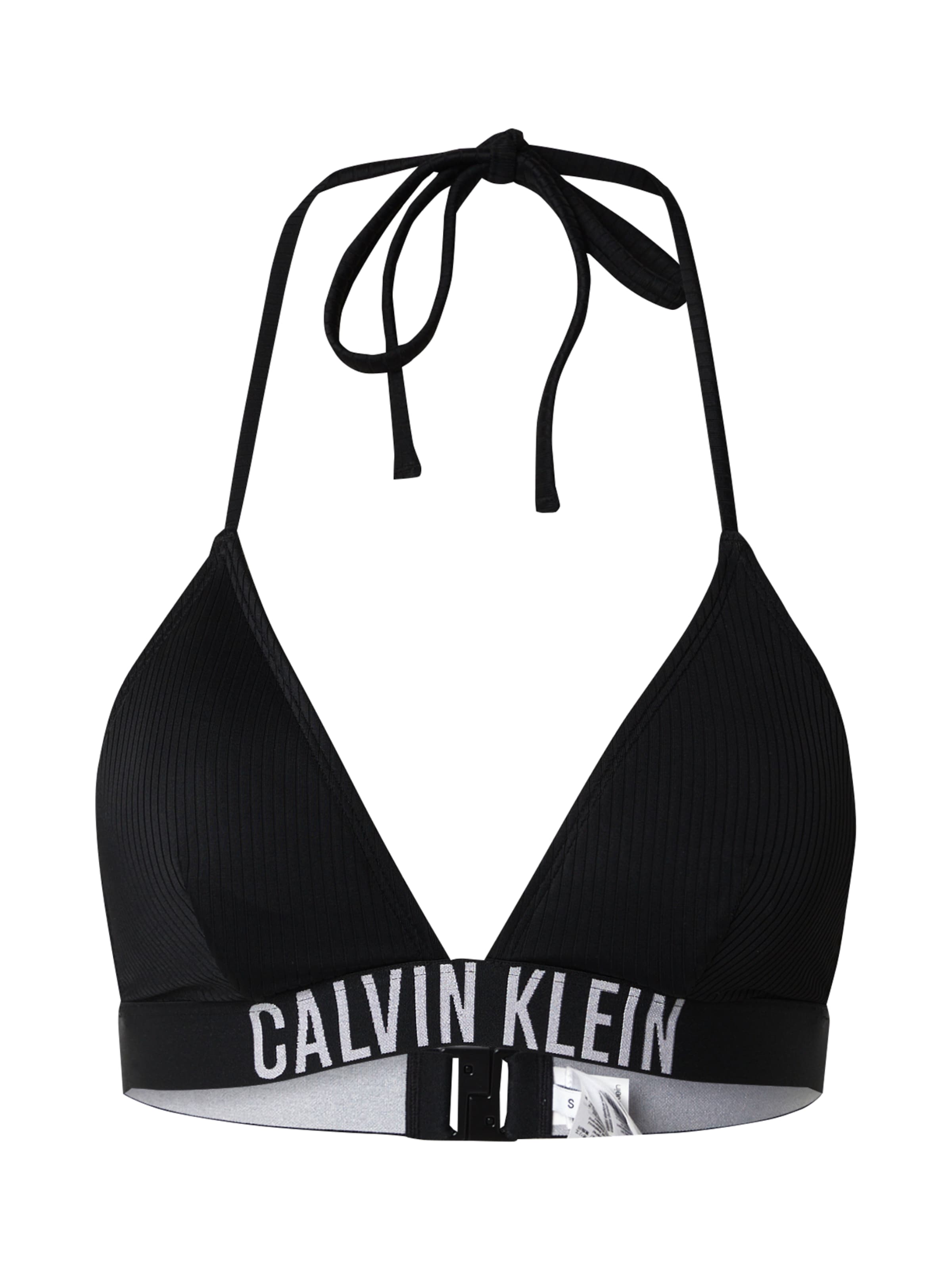 Triangolo Top per bikini di Calvin Klein Swimwear in nero: frontale