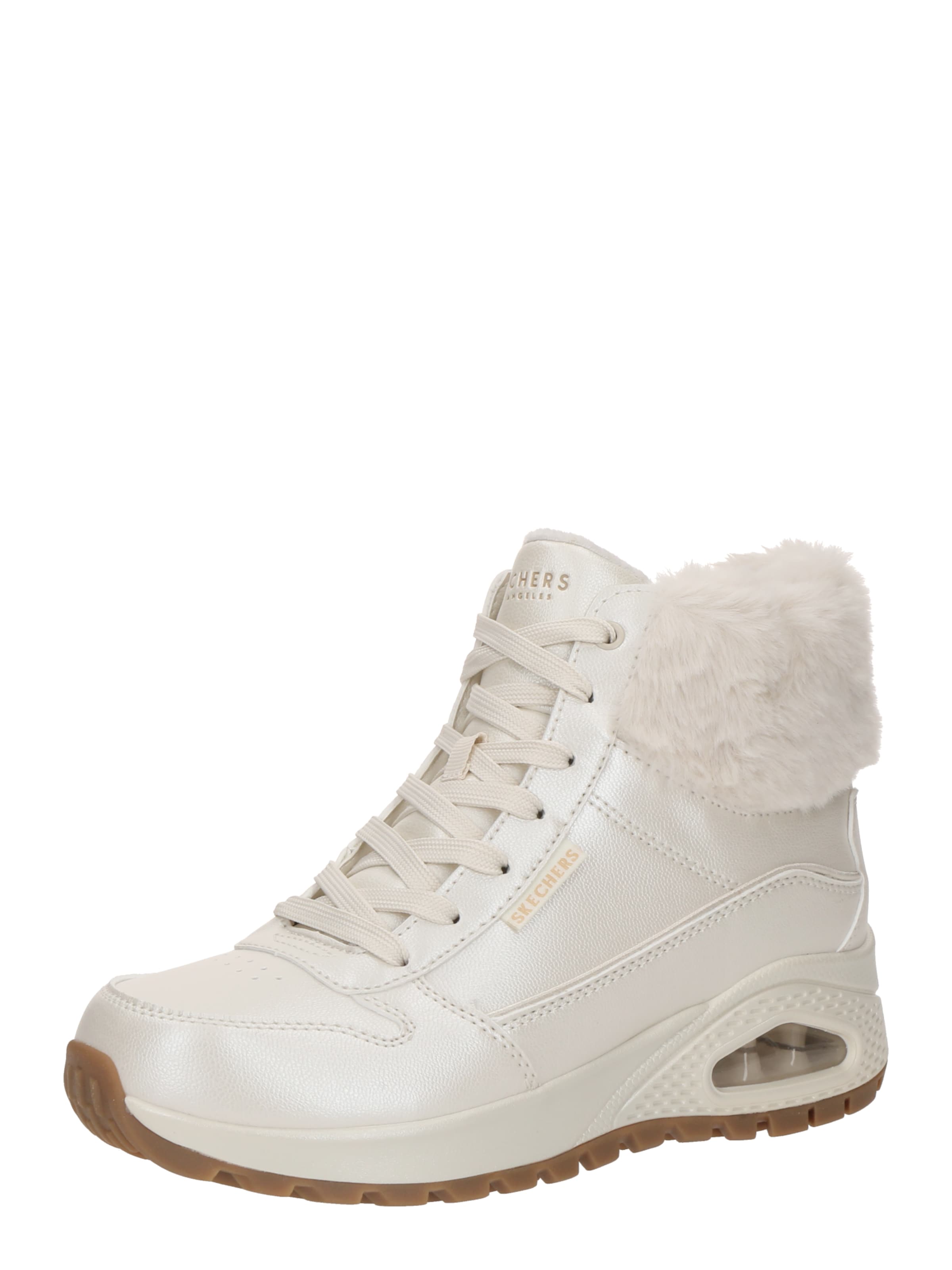 SKECHERS Šnurovacie členkové čižmy 'UNO RUGGED' - Biela: predná strana