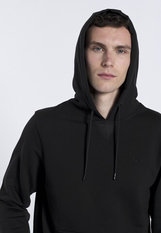 DENIM CULTURE - Sweatshirt 'Hector' em preto