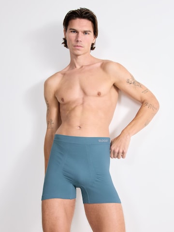 SLOGGI Retro Pants ' GO Smooth Short ' in Blau