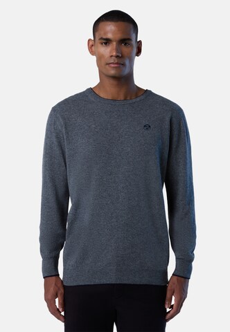 North Sails Sweater in Grey: front