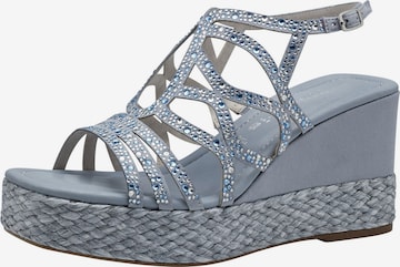 TAMARIS Strap Sandals in Blue: front