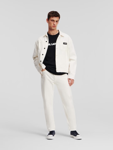 Veste mi-saison Karl Lagerfeld en blanc