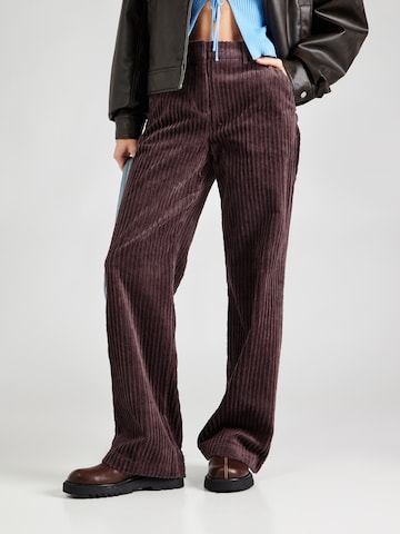 MSCH COPENHAGEN Loosefit Broek 'Liesel' in Lila: voorkant