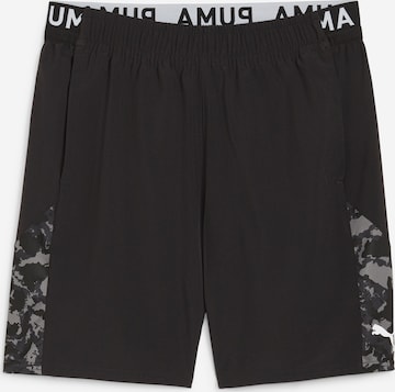 PUMA Обычный Спортивные штаны 'Fit 7' в Черный: спереди