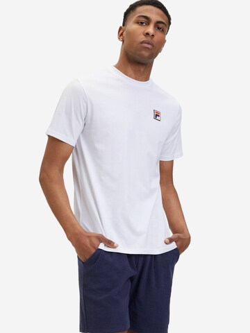 FILA - Camisa 'LEDCE' em branco: frente