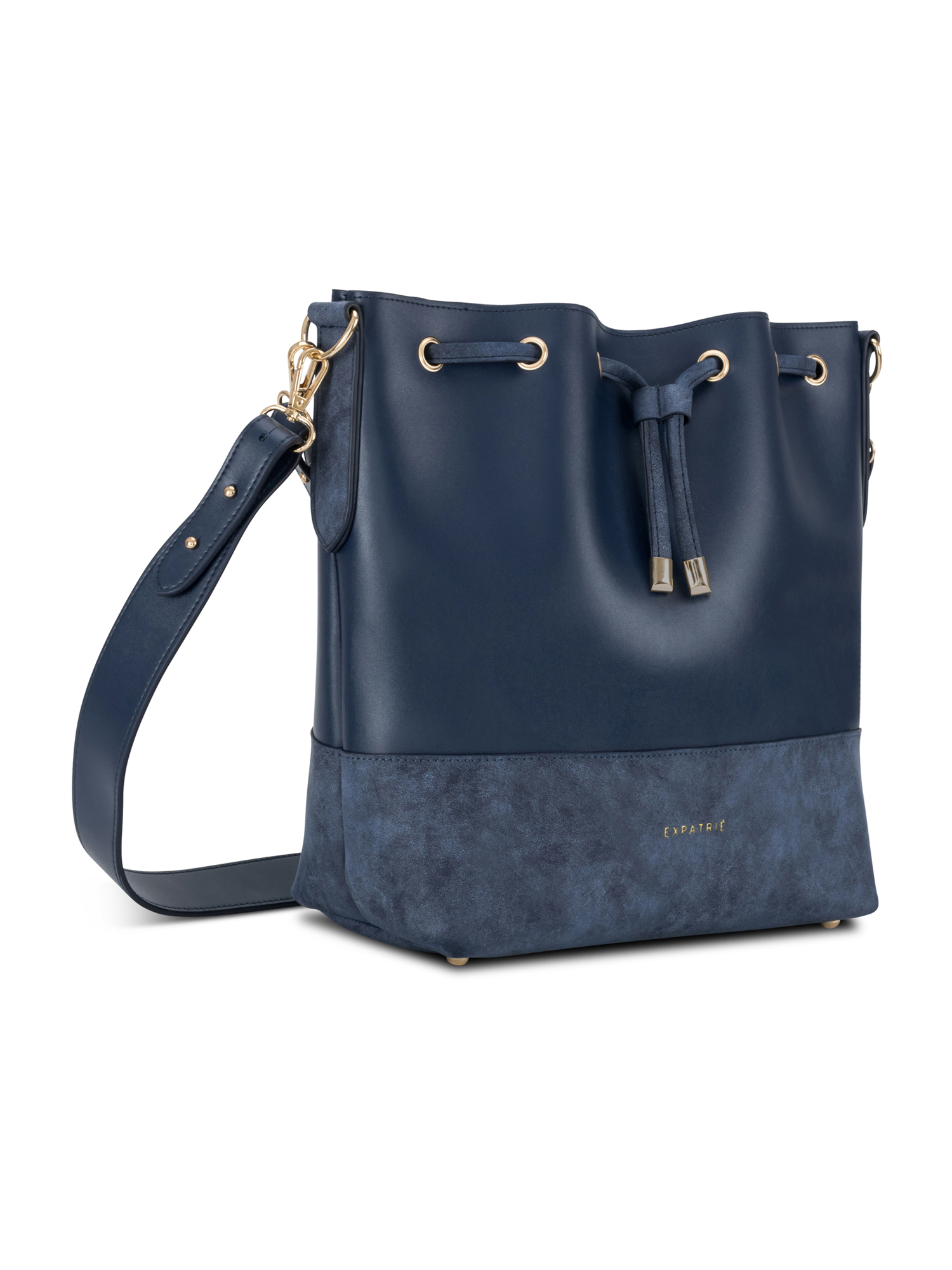 Donna Accessori Expatrié Borsa a sacco Sarah in Navy Donna Accessori Expatrié Borsa a sacco Sarah in Navy