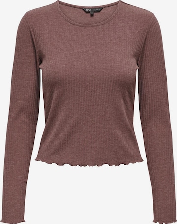 ONLY - Camisa 'ONLEMMA' em castanho: frente