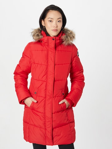 ICEPEAK Winter Jacket 'AUES' in Red: front