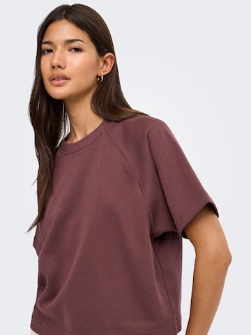 Sweat-shirt 'ONLOfelia' ONLY en marron