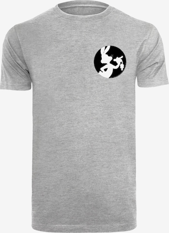 T-Shirt 'Looney Tunes ' F4NT4STIC en gris : devant