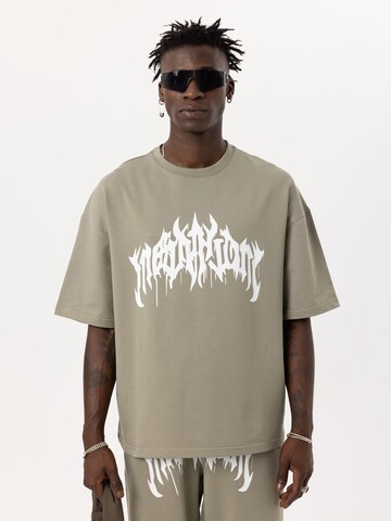 T-Shirt 'Gaura' VAMOS CLO en vert : devant