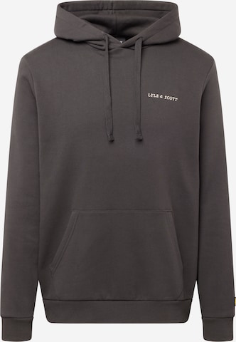 Sweat-shirt Lyle & Scott en gris : devant