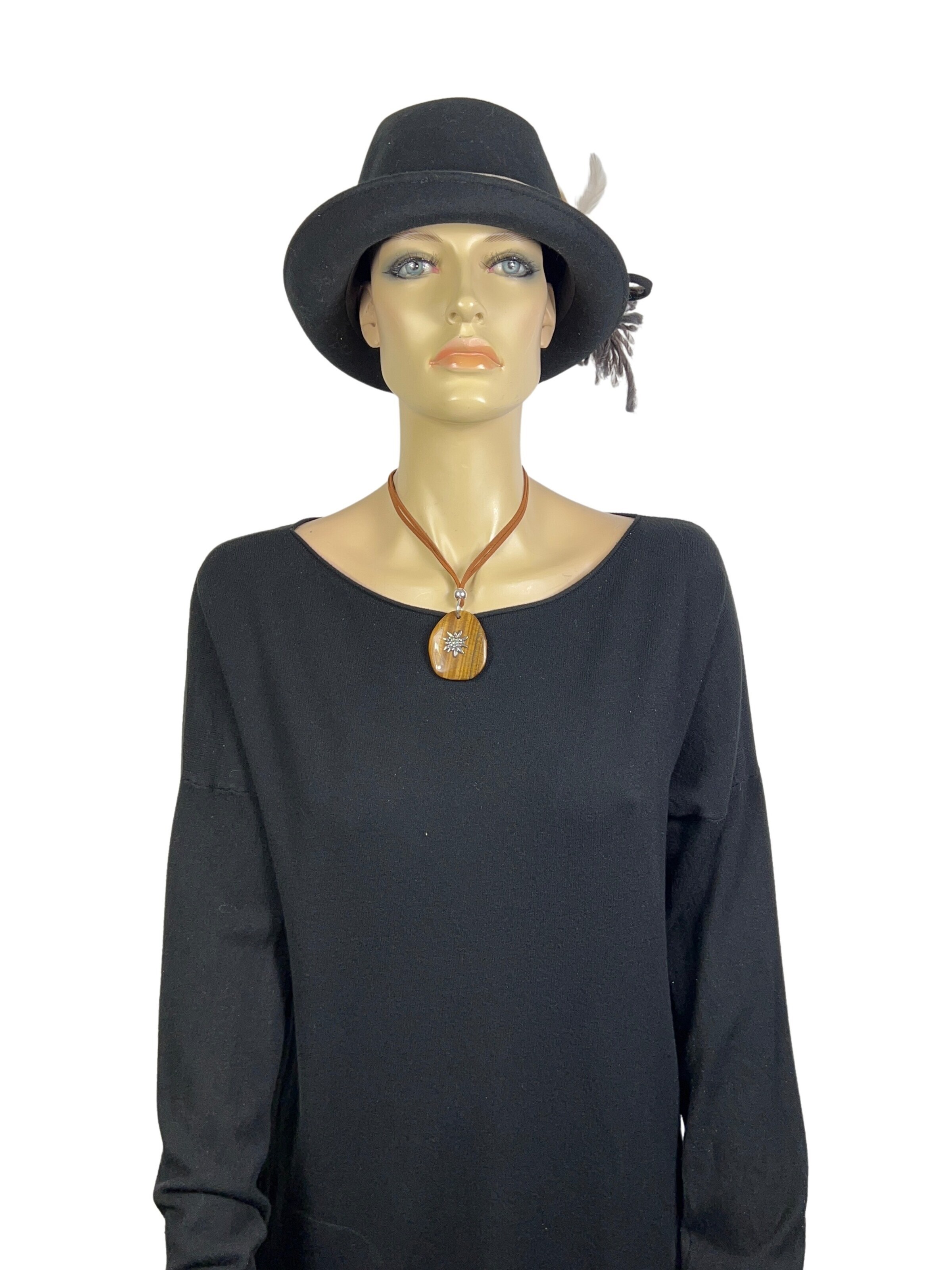 Allgäu Rebell Necklace 'Evi' in Brown