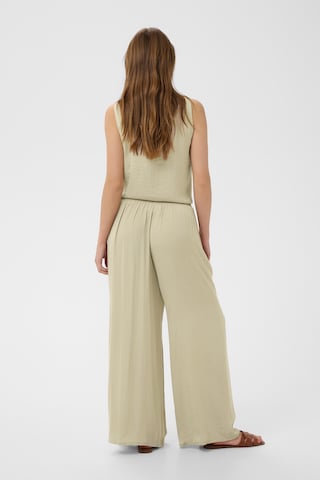 Kaffe - Pierna ancha Pantalón 'KAallie' en beige