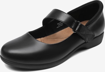 Ballerines Dream Pairs en noir : devant