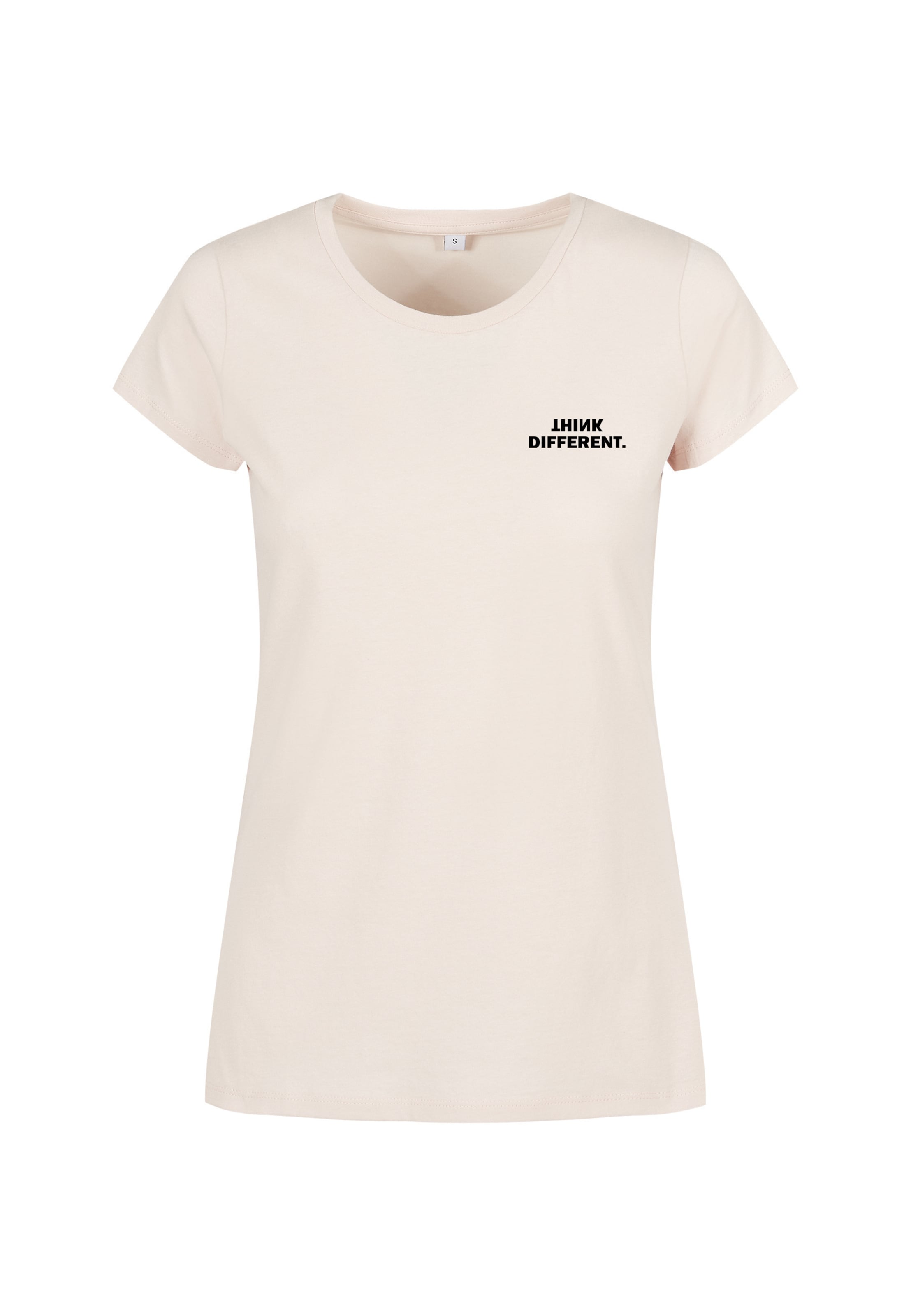Urban Classics Shirt 'Think Basic' in Beige: Vorderseite