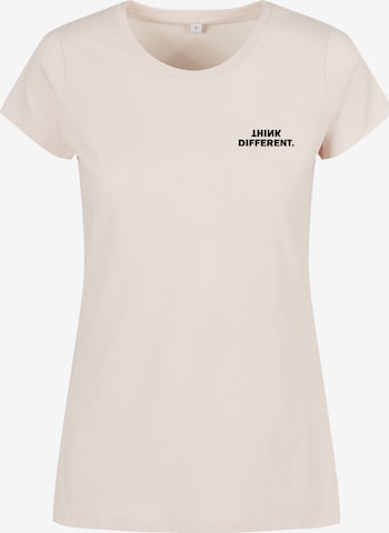 Urban Classics Shirt 'Think Basic' in Beige: Vorderseite