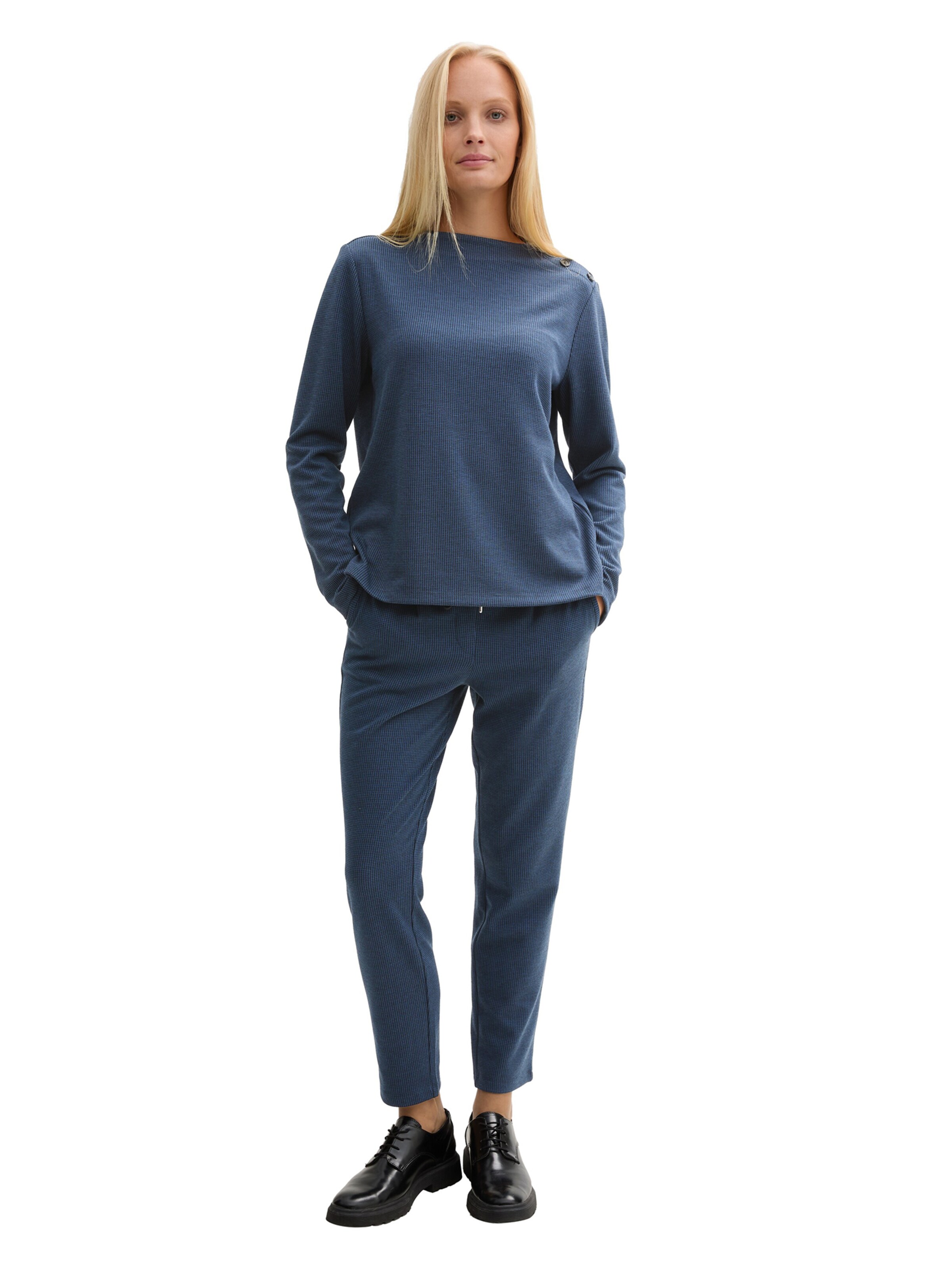 TOM TAILOR Μπλούζα φούτερ σε μπλε