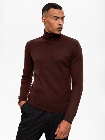 Pull-over Antioch en marron