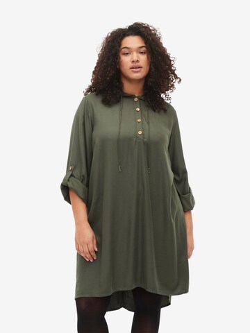 Zizzi Tunic 'ALILO' in Green: front