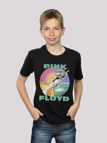 T-Shirt 'Pink Floyd Wish You Were Here' F4NT4STIC en noir : devant