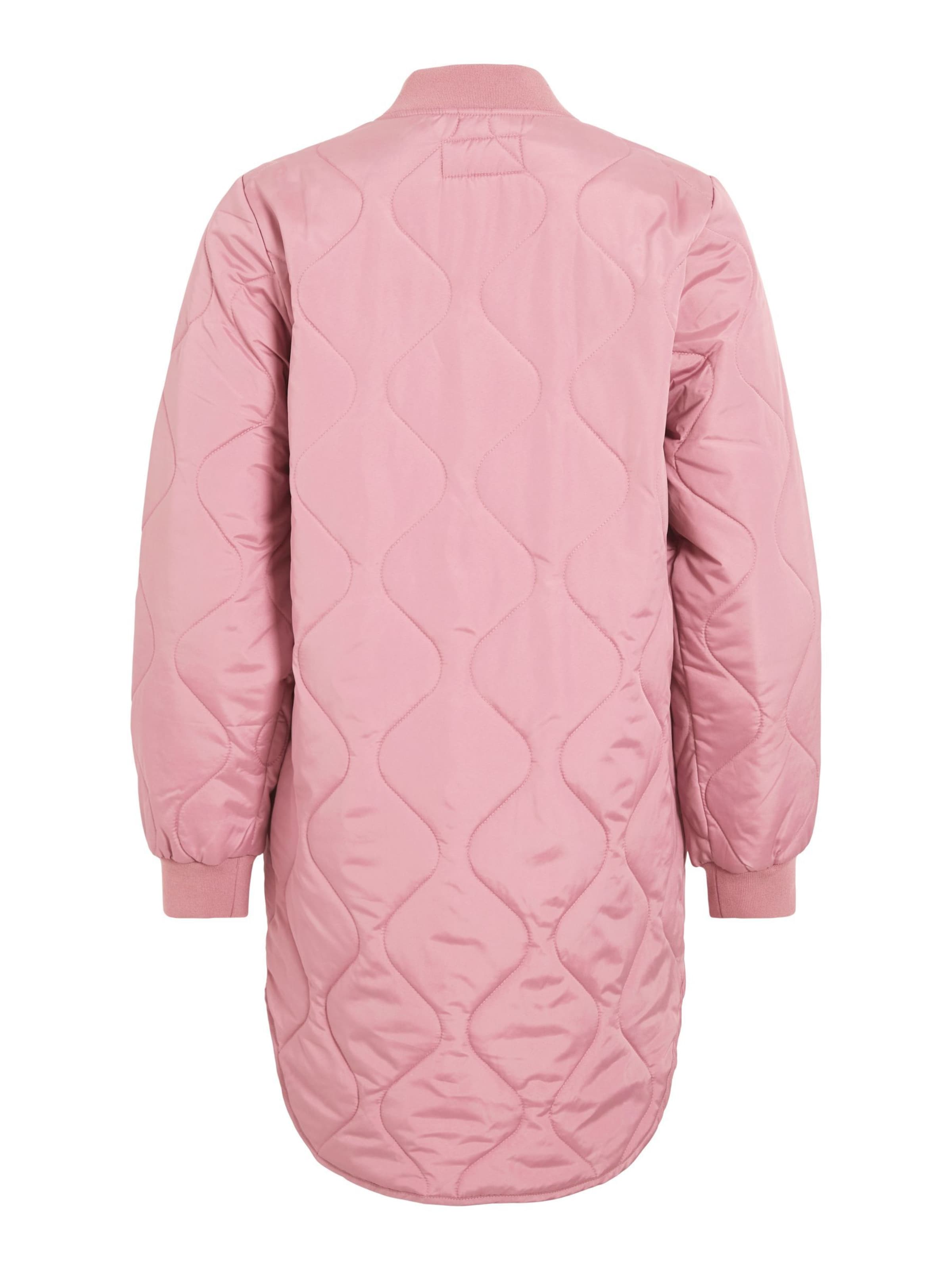 VILA Between-Seasons Coat 'VITate' in Pink
