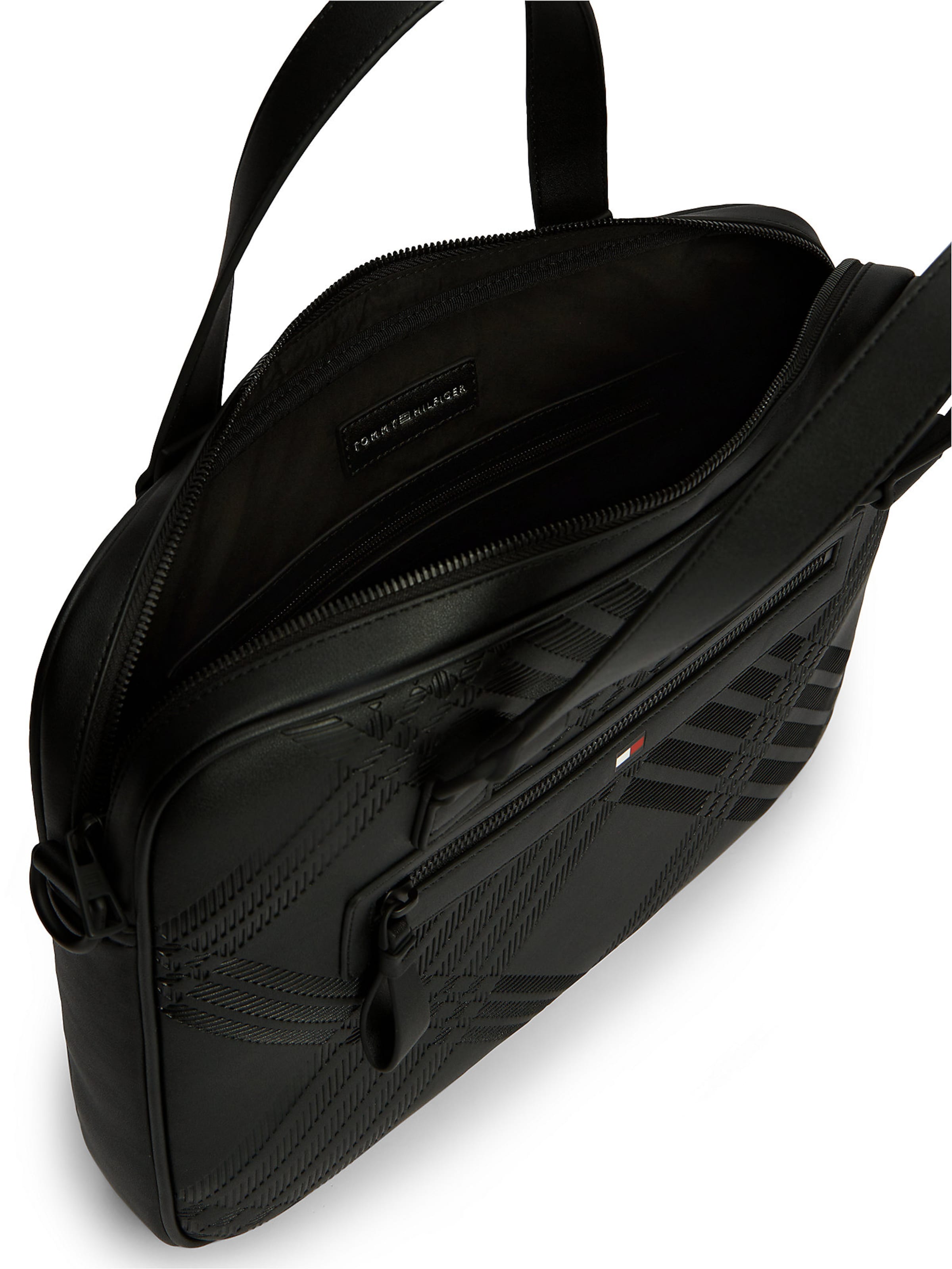 Sac d’ordinateur portable TOMMY HILFIGER en noir