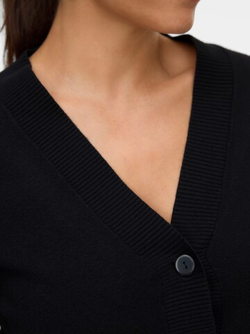 VERO MODA Knit cardigan 'Gold' in Black