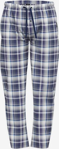 Pantalon de pyjama Götzburg en bleu : devant