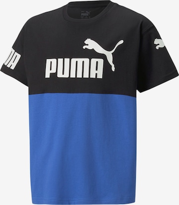 PUMA Shirt 'POWER' in Blue: front