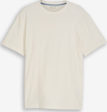 T-Shirt TOM TAILOR en blanc : devant