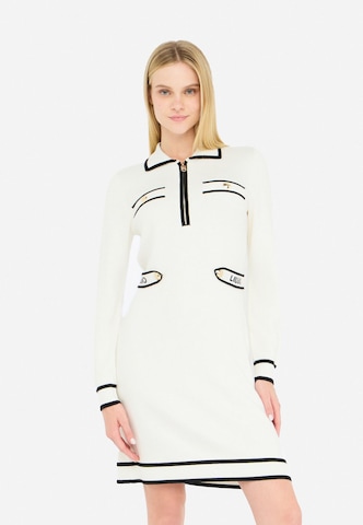 Abito in maglia di Liu Jo in bianco: frontale