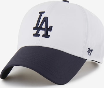 Casquette 'Gorra 47 brand blanca dodgers trucker cap' 47 Brand en blanc : devant