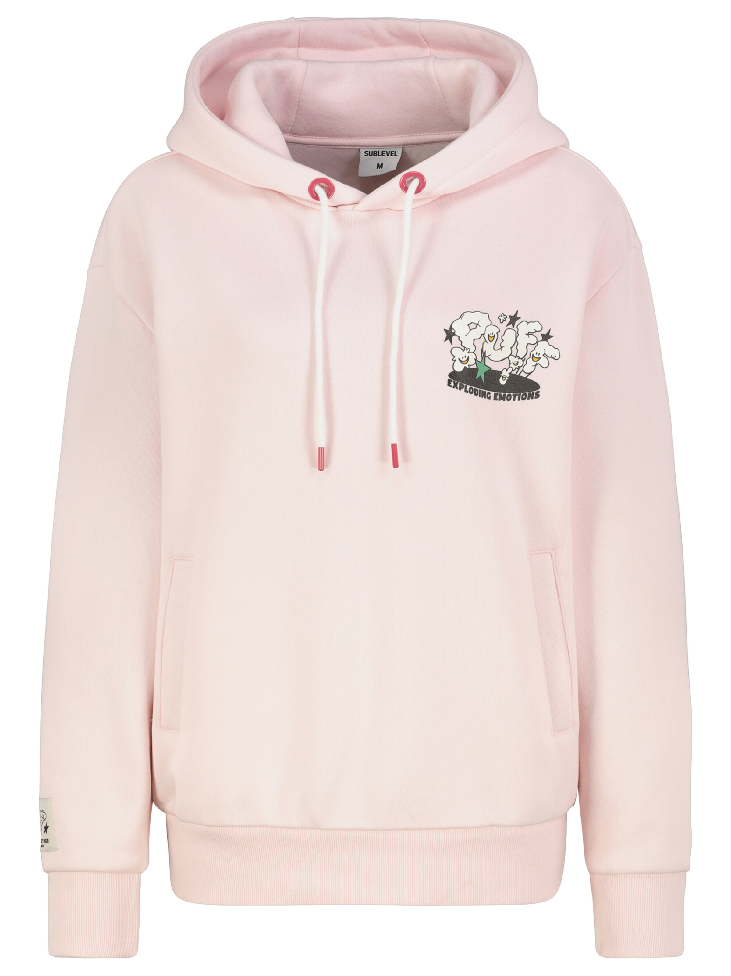 Sublevel Sweatshirt in Pink: Vorderseite