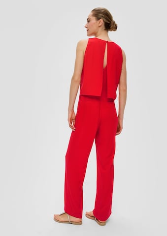 s.Oliver BLACK LABEL Jumpsuit in Rot