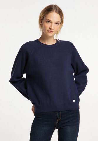 DreiMaster Maritim Sweater in Blue: front