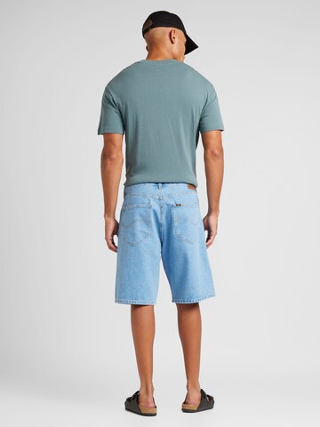 Lee Wide Leg Shorts  'ASHER SHORT' in Blau