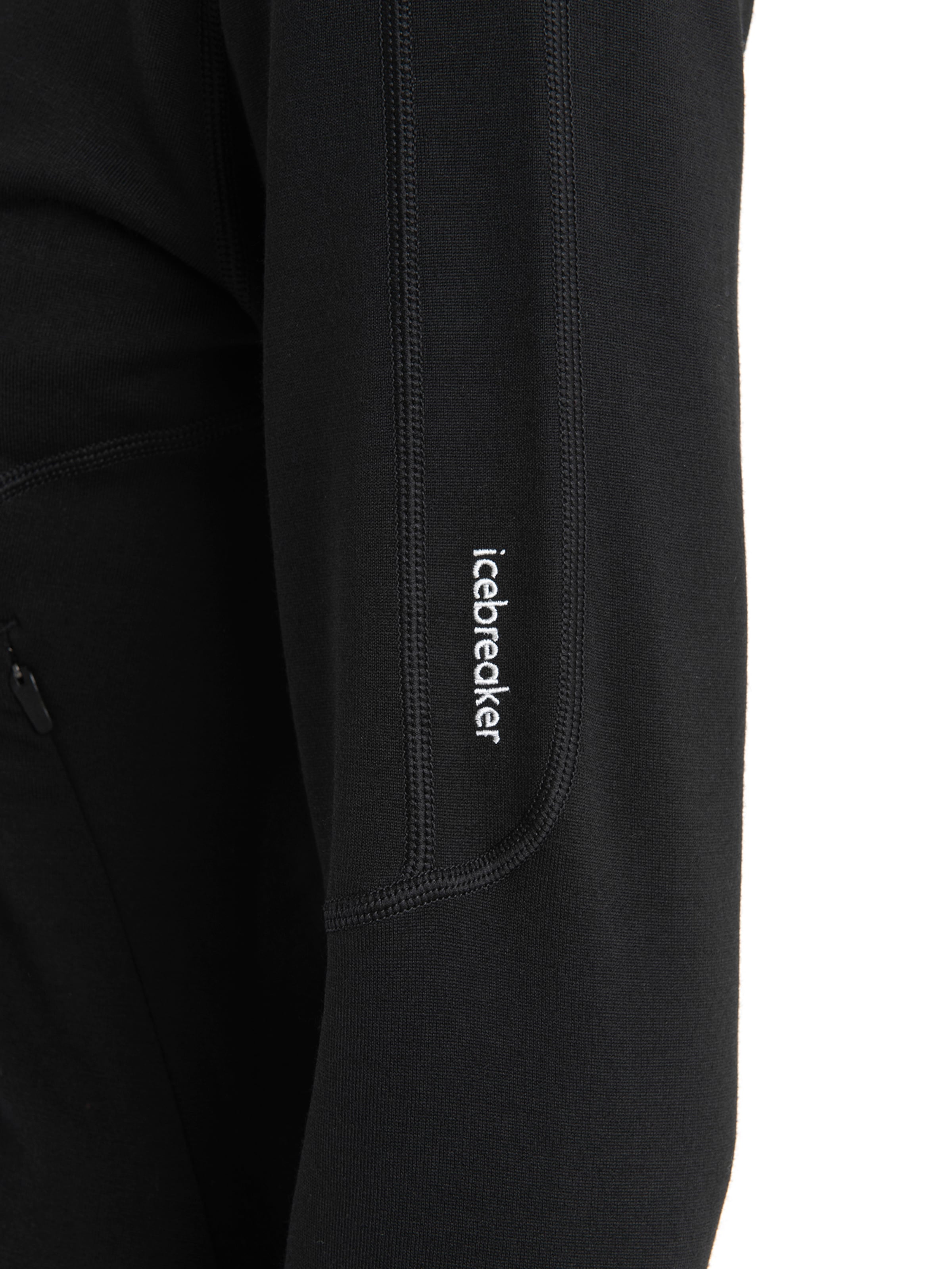 ICEBREAKER Funktionsfleecejacke 'Elemental II' in Schwarz