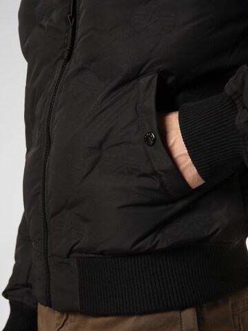ALPHA INDUSTRIES Prehodna jakna | črna barva
