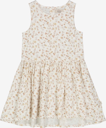 Wheat Dress 'Sarah' in White: front
