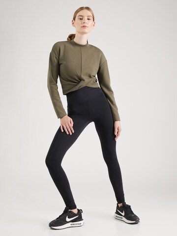 UNDER ARMOUR Skinny Sportbroek 'Meridian' in Zwart