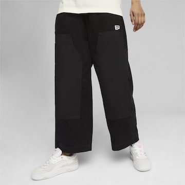 PUMA Wide leg Pants 'Downtown' in Black: front
