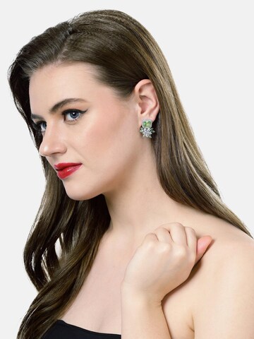 AVANT-GARDE PARIS Ohrringe 'Claudiaina' in Grün