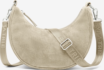 Expatrié Olkalaukku 'Lea Small Suede' värissä beige: etupuoli