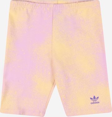 ADIDAS ORIGINALS Skinny Leggings 'Graphic Print Cycling' in Purple: front